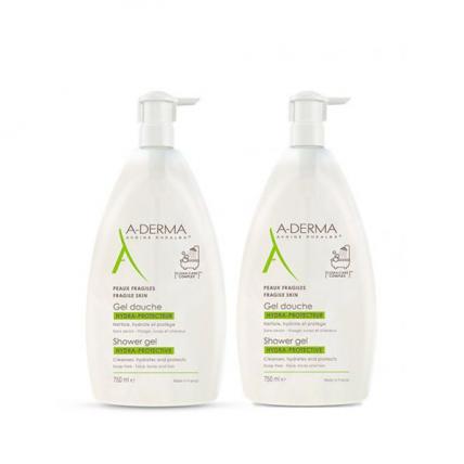 A-Derma Gel de Banho Hidra-Protetor 2x750mL