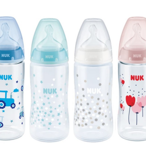 Nuk Biberão First Choice Silicone Indicadores Temp 300ml (6-18 m)