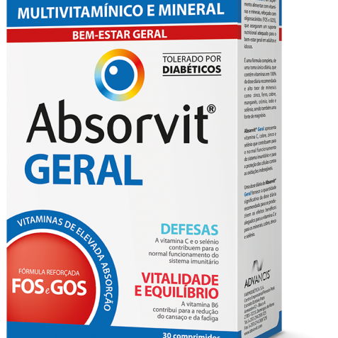 Absorvit Geral  30 Comps