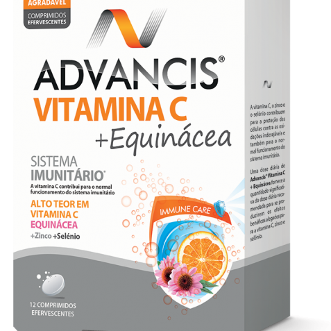Advancis Vitamina C + Equinacea 12 Comp Eferv