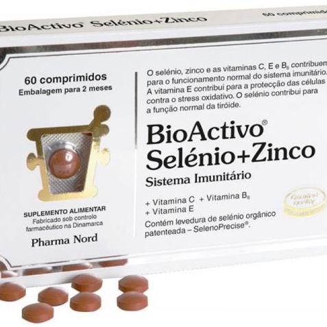 BioActivo Selénio + Zinco 60 comp